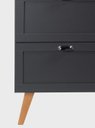 Ver imagem 6 de Gabinete para Banheiro 60cm Retro MDF Grafite Milano - On Móveis
