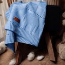 Ver imagem 1 de Coberta Infantil Mantinha Bebê Saída de Maternidade Menino Azul Bb