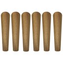 Ver imagem 4 de Kit 6 Pés De 15 Cm Cônico Retrô Para Móveis Pé Palito