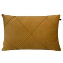 Ver imagem 1 de Capa de Almofada Retangular Suede Mostarda 35x65cm