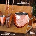 Ver imagem 7 de Barillio Conjunto de 2 Canecas Moscow Mule com Suporte