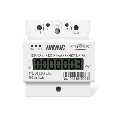 Medidor Consumo Energia Mono 110V 100A DDS238-4 TOMZN - 1