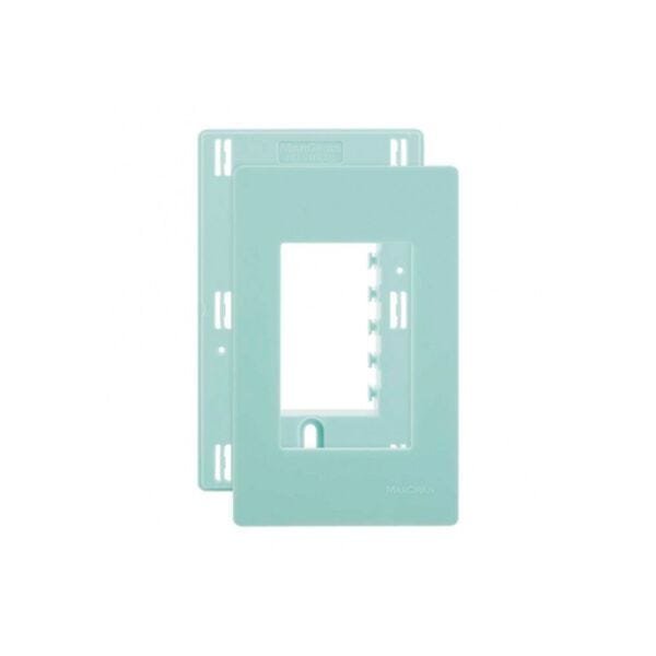 Interruptor Simples Duplo Infiniti Margirius - Menta - 1
