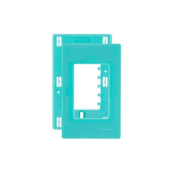 Interruptor Simples+tom 20a Infiniti Margirius - Turquesa - 1