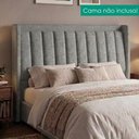 Ver imagem 2 de Cabeceira Queen 160 cm Lumina com Frame Linho Sl 66 Peer