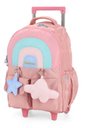 Ver imagem 2 de Mochila Carrinho Juvenil Arco-íris Rosa Petit Up4you Luxcel