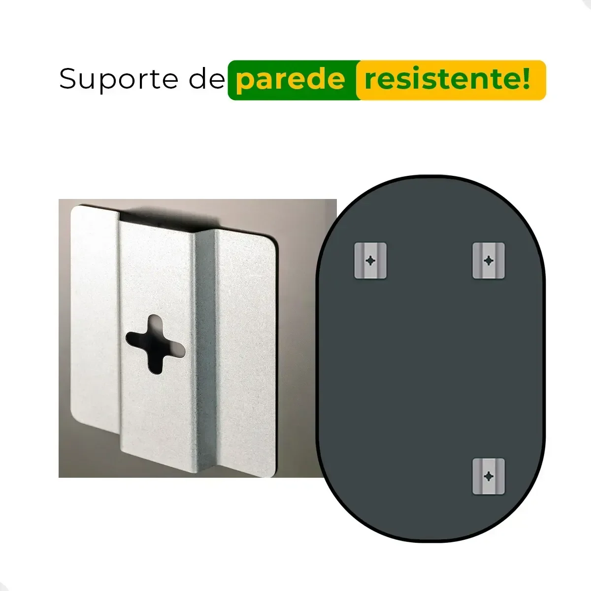 Ver imagem 5 de Espelho Decorativo de Parede Orgânico com Led Frio Mod Pílula 55x75 para Sala Quarto Banheiro Hall