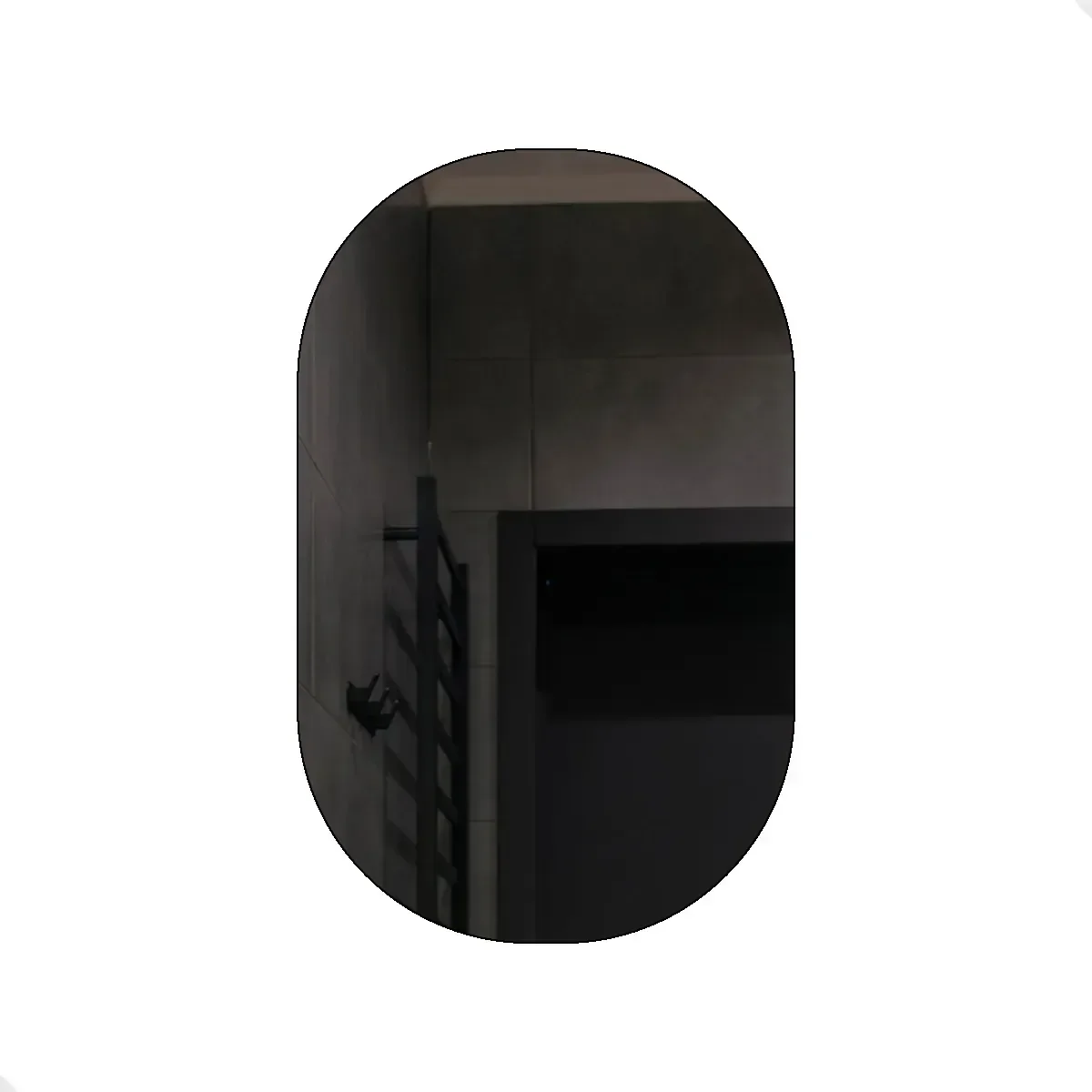 Ver imagem 2 de Espelho Decorativo de Parede Orgânico com Led Frio Mod Pílula 55x75 para Sala Quarto Banheiro Hall