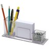 Acessório Para Mesa Lápis/Clips/Lembrete Cristal - 1