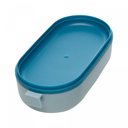 Ver imagem 3 de Marmita Hermética com Talheres 850ml Azul Plástico - Lyor