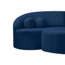 Ver imagem 4 de Sofá Orgânico Palermo 4 Lugares 210cm Bouclê - Sofa Store:bouclê Azul Marinho