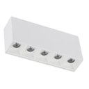 Ver imagem 1 de Spot Led Luz Pontual Arch Sobrepor 10w 2700k Branco/branco 24° 5 Focos Fixos Design Moderno Interno