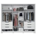 Ver imagem 2 de Guarda Roupa Casal 6 Portas New Guarapari - Branco