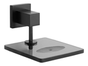 Ver imagem 2 de Kit Acessórios P/ Banheiro Metal 5 Peças Luxo Quadrado Preto