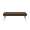 Banco Capitone 140Cm Suede Marrom - 2