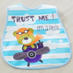 Babador Encanto para Bebê 45x28cm Urso Azul - 2