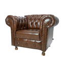 Ver imagem 1 de 1 Poltrona Chesterfield Capitone Luiz Xv - Corano Marrom / Recepção, Sala, Móveis, Decoração, Consul
