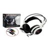 Headphone Gamer com Microfone Branco e Preto LED Vermelho Kp-400 Kp-400 Knup - 1