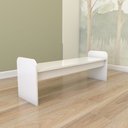 Ver imagem 6 de Mesa Infantil Casinha Montessoriana com Banco 100% Mdf Branco Brilho/amêndoa - Panorama Móveis