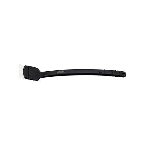Escova Churrasco Cerdas Inox Cabo Preto 44cm Tramontina 26461100