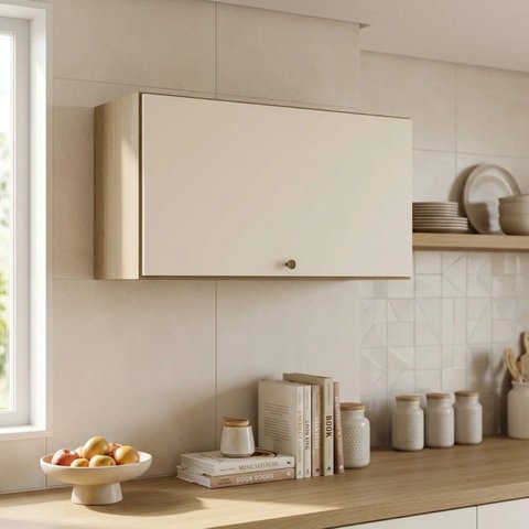 Cozinha Armário Aéreo 1 Porta 80cm Magnólia Yescasa
