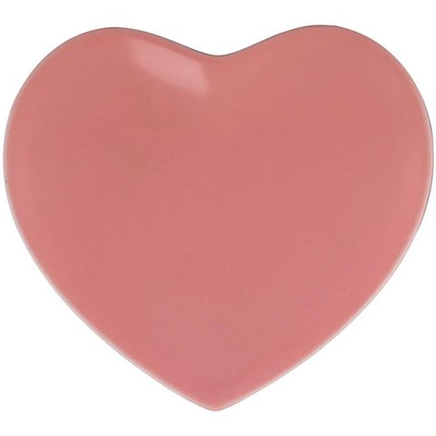 Petisqueira L'hermitage Coração em Porcelana Rosa - 28132