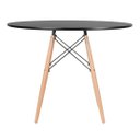 Ver imagem 3 de Mesa Redonda Eames 100 cm + 6 Cadeiras Eiffel Dsw