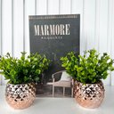 Ver imagem 2 de Kit Decoração 3 Peças Livro Porta Objetos e Dupla Vaso Rosê