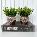 Ver imagem 4 de Kit Decoração 3 Peças Livro Porta Objetos e Dupla Vaso Rosê