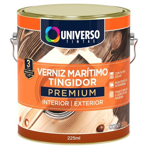 Verniz Maritimo Tingidor Imbuia Brilhante 225ml Universo