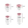 5 Potinho Organizador C/Tampa de Rosquear 300ML 9,5x6CM Rosa - 4