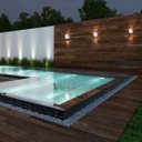 Ver imagem 5 de Kit 5 Arandelas Blindada Parede Lux Box 3W 3000K Branco