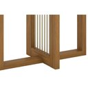 Ver imagem 7 de Conjunto: Mesa de Cozinha Natalí C/ Tampo Madeirado C/ Vidro Reto 120x80cm e 4 Cadeiras Vita Nature