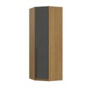 Ver imagem 6 de Guarda Roupa Modular 1 Porta Canto 45 Altezza Trend Belmax:freijó/titânio