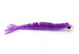 Isca Artificial Monster 3x X-move 7cm Camarão Soft:purple - 1