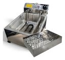 Ver imagem 2 de Fritadeira Elétrica a Óleo 7l Profissional + Escorredor:60/inox/220v