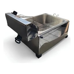 Fritadeira Elétrica a Óleo 7l Profissional + Escorredor:60/inox/220v - 9