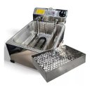 Ver imagem 3 de Fritadeira Elétrica a Óleo 7l Profissional + Escorredor:60/inox/220v
