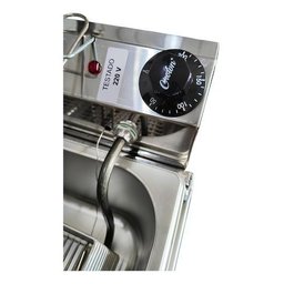 Fritadeira Elétrica a Óleo 7l Profissional + Escorredor:60/inox/220v - 11