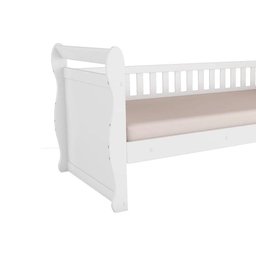 Cama de Babá Maria Branco - Peroba - 2