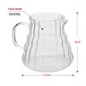 Cafeteira de Vidro com Jarra e Suporte Coador de Cafe 500ml - 2
