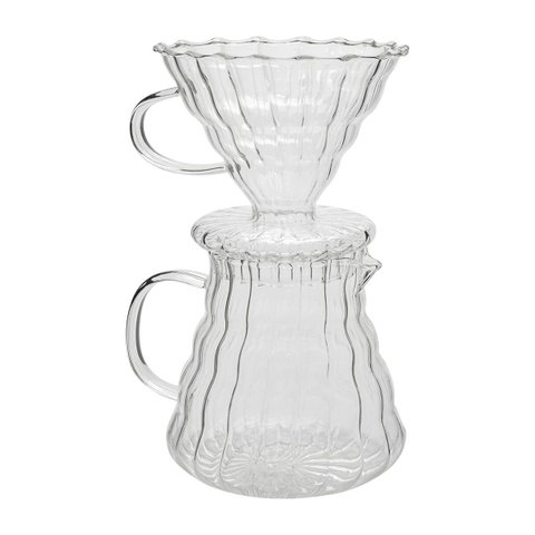 Cafeteira de Vidro com Jarra e Suporte Coador de Cafe 500ml