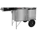 Ver imagem 5 de Carrinho Churrasco Cachorro Quente e Lanche Inox Toldo Cefaz