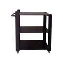 Ver imagem 3 de Carrinho Bar Adega Mesa Auxiliar De Apoio Churrasqueira Cozinha Sala Multiuso Preto