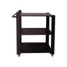Carrinho Bar Adega Mesa Auxiliar De Apoio Churrasqueira Cozinha Sala Multiuso Preto - 3