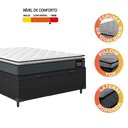 Ver imagem 2 de Cama Box Baú Casal Colchão Espuma D33 Pillow 138x188x60cm