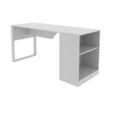 Ver imagem 6 de Mesa para Escritório 160cm com Prateleiras Laterais Reversíveis ME4182 Branco - Tecnomobili