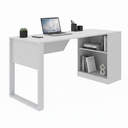 Ver imagem 5 de Mesa para Escritório 160cm com Prateleiras Laterais Reversíveis ME4182 Branco - Tecnomobili