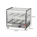 Ver imagem 4 de Estufa para Salgados 6 Bandejas Dupla Marchesoni Linha Ônix Inox 127v - Ef.8.261