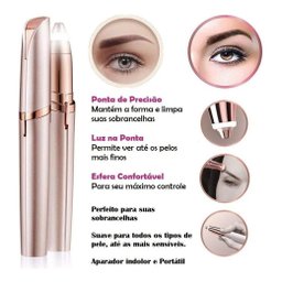 Removedor de Pelos Sobrancelhas Facial Flawless Fashion - 6